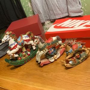 3 Vintage Rocking Horses